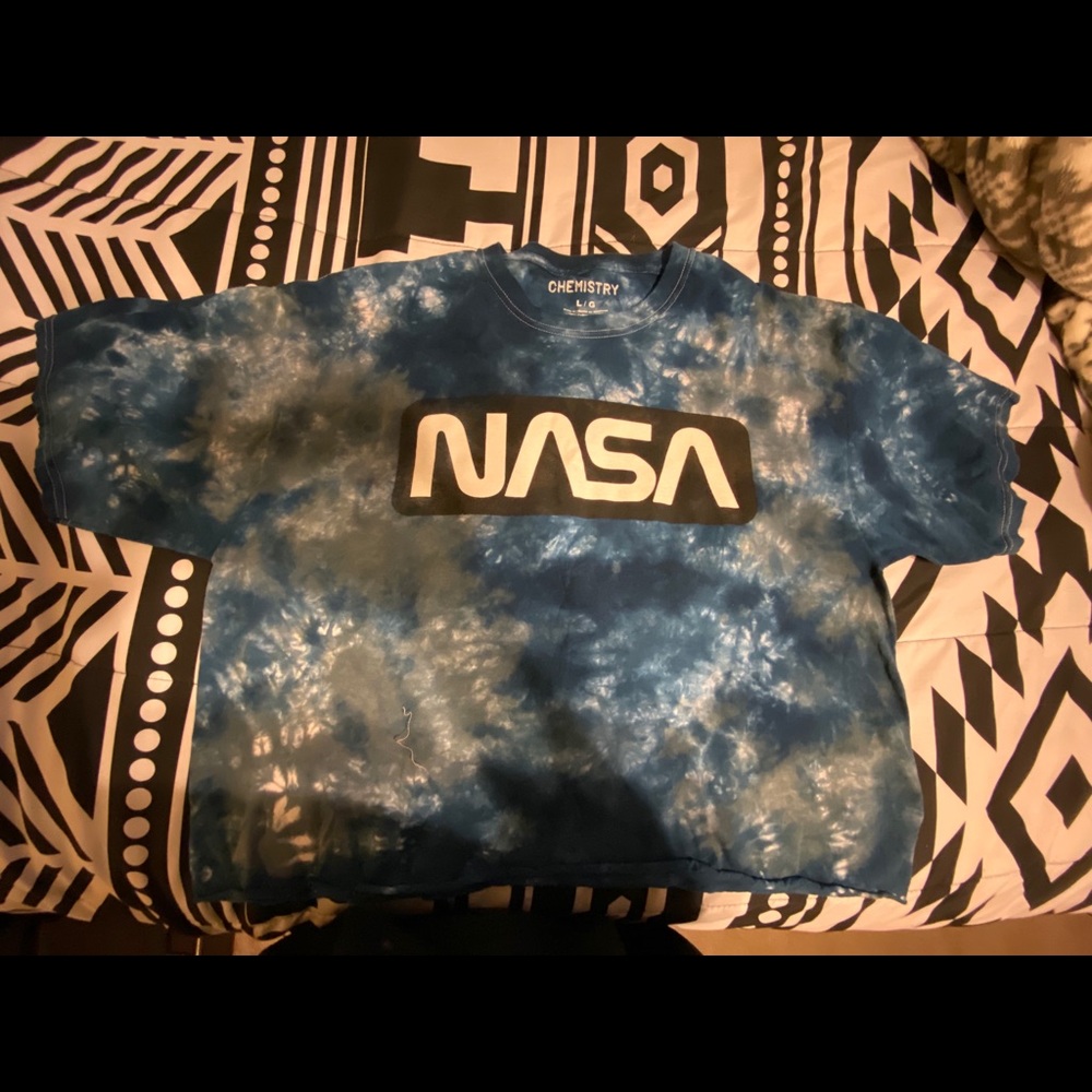 Tie die cropped tshirt